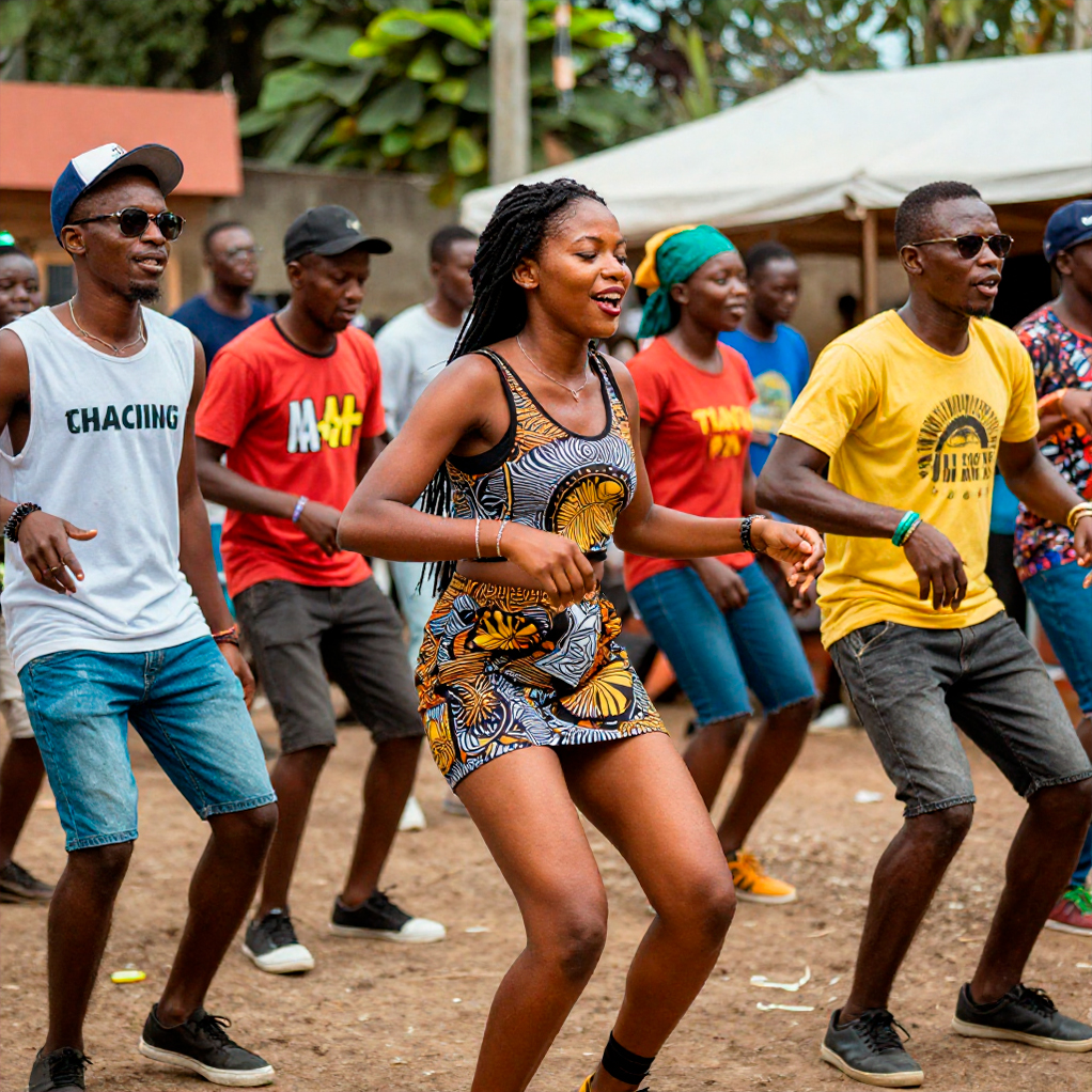 Afrobeat dance class in Diani Beach